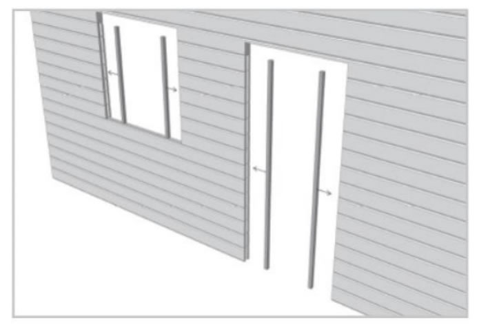 Reinforced door and window openings